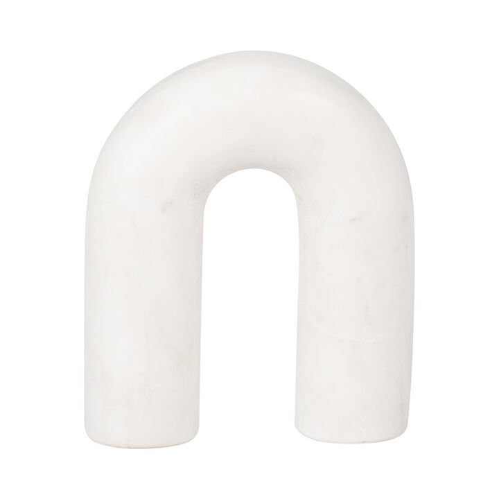 Marble Horseshoe Tabletop Deco