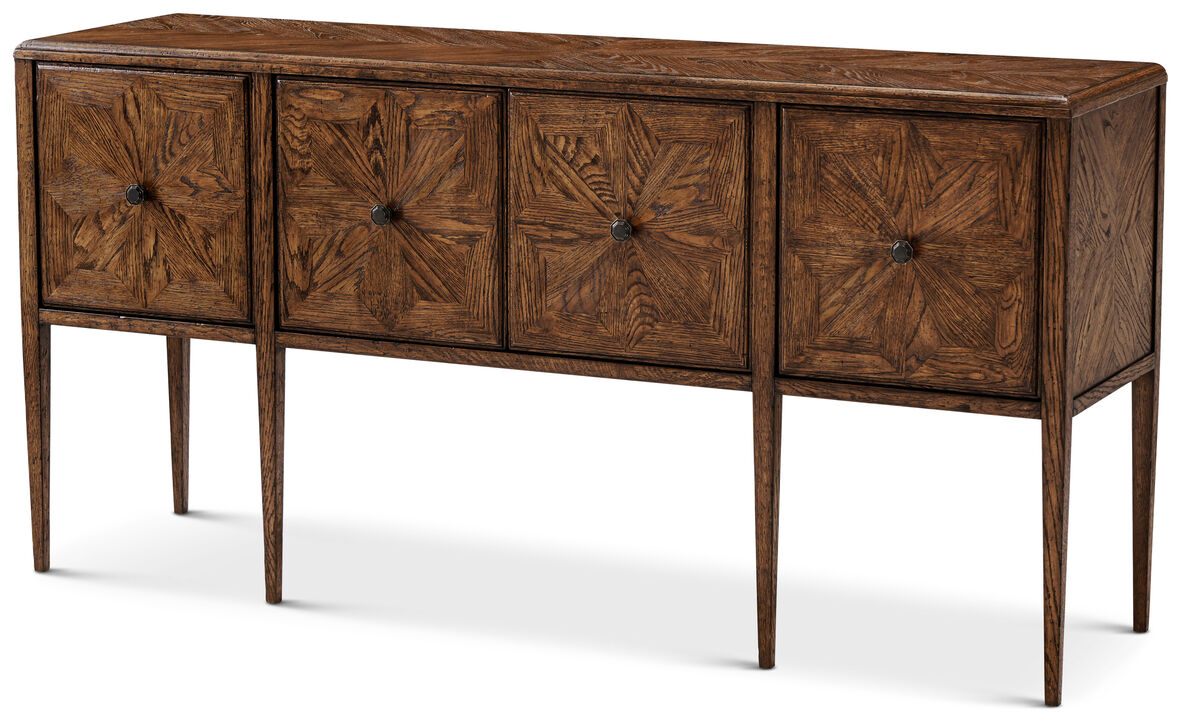 Nova Four Door Rect Credenza