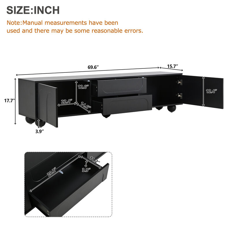 Merax Entertainment Center TV Stand for Living Room