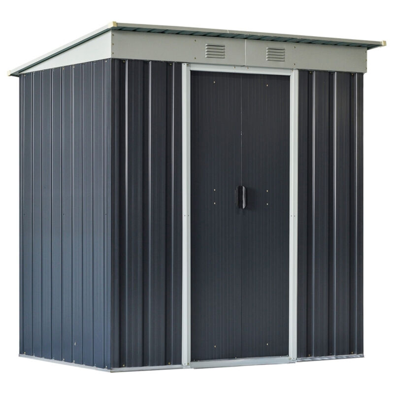 Metal Garden Shed for Storing Tools Equipment and Outdoor Essentials