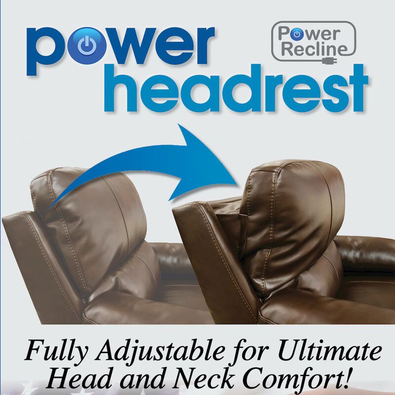 Catnapper Cosset Power Lift Assist Lay-Flat Recliner with Power Adjustable  Headrest