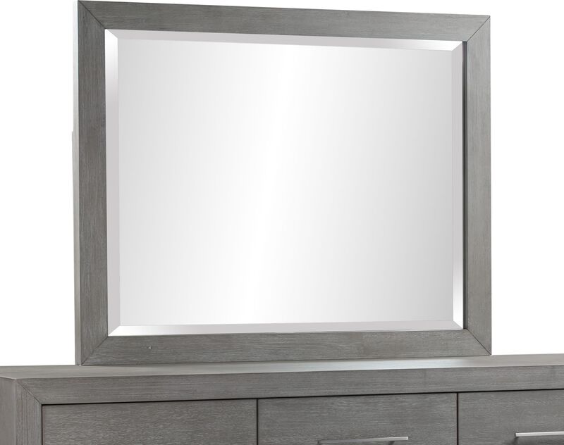 Melbourne Beveled Glass Mirror in Mineral image number 3