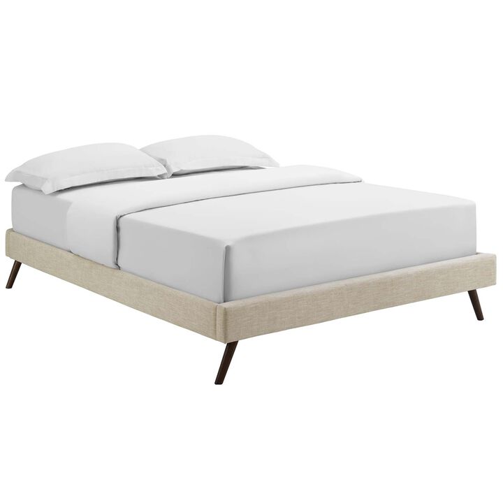 Modway - Loryn Full Fabric Bed Frame with Round Splayed Legs