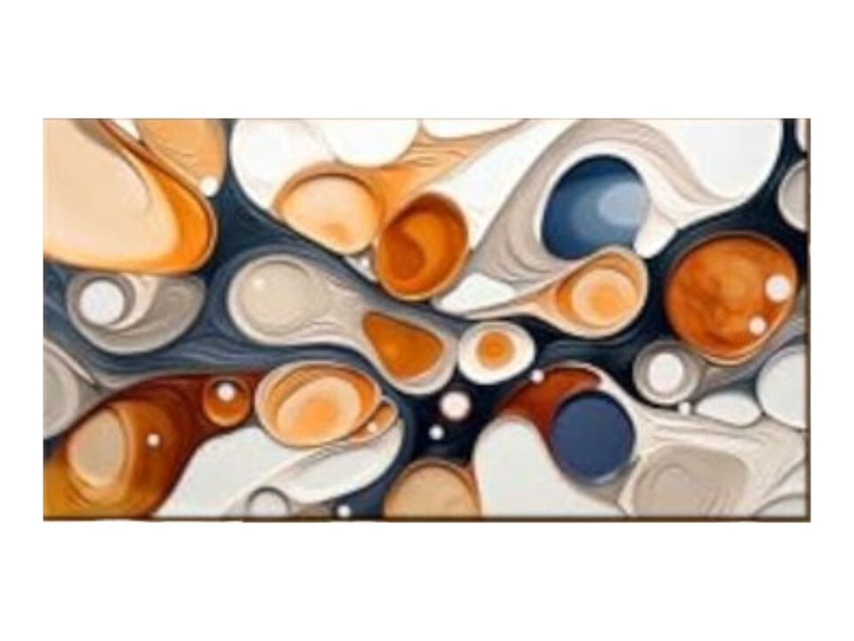 Wall Art Living Room Elegant Curves Abstract Modern Lightness Office Decor Frame