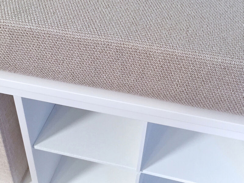 Solid Wood Hall Tree Entryway Bench with 1 Bin & 8 Pair Shoe Dividers