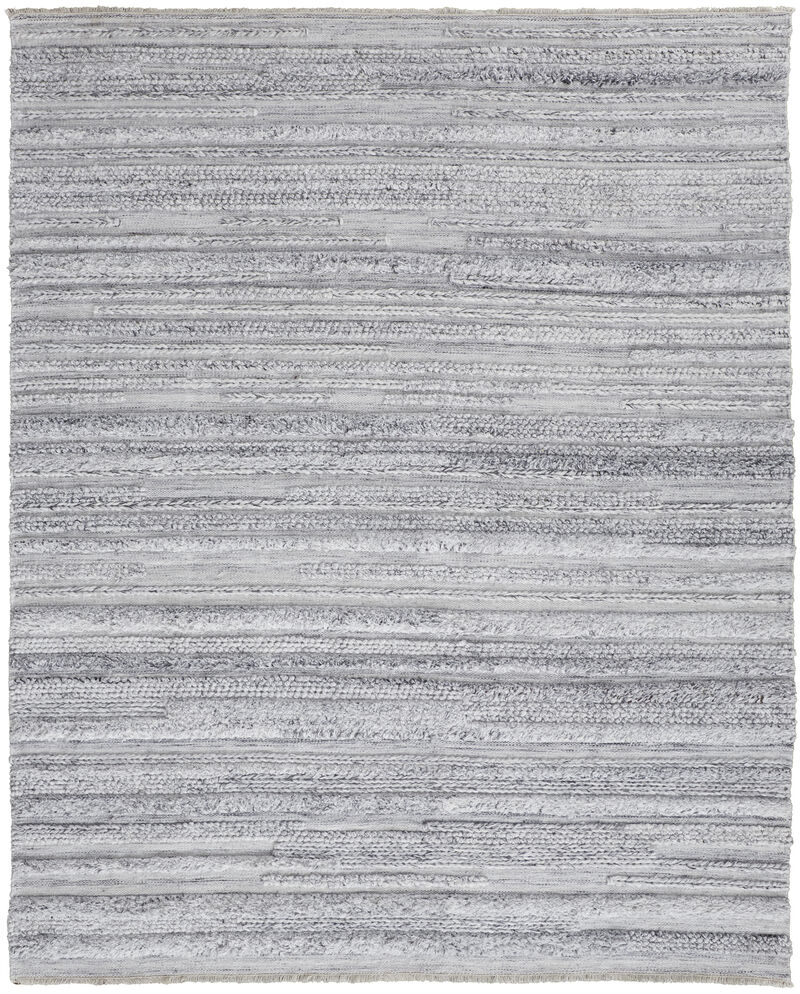 Alden 8637F Gray/Silver/Ivory 5' x 8' Rug