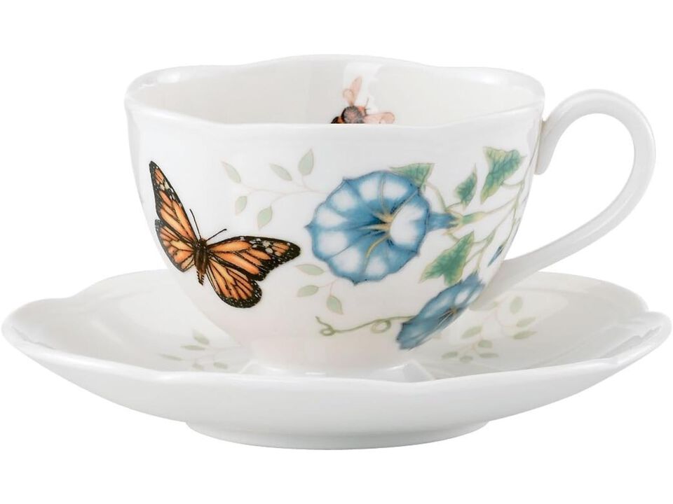 Lenox Butterfly Meadow Monarch Cup and Saucer