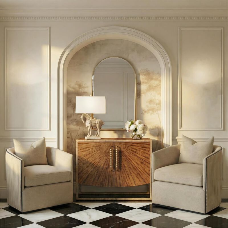 Korina Two-Door Cabinet image number 1