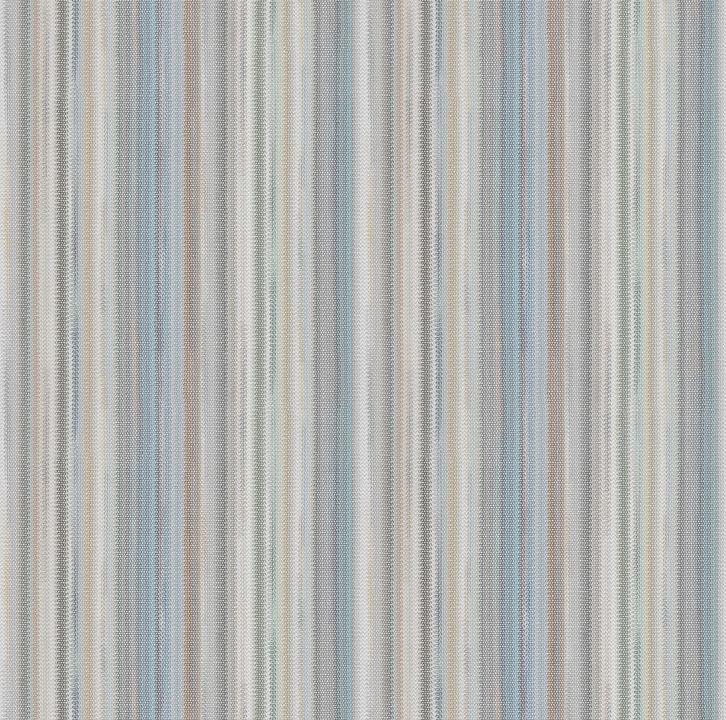 Striped Sunset Blue Grey Peel & Stick Wallpaper