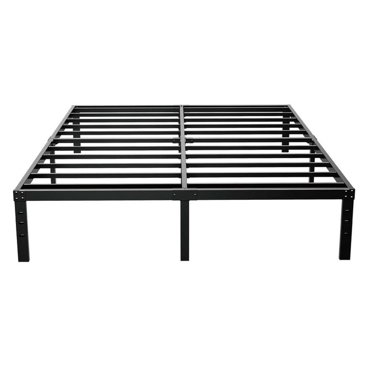 QuikFurn Queen 16-inch Heavy Duty Metal Bed Frame with 3,500 lbs Weight Capacity