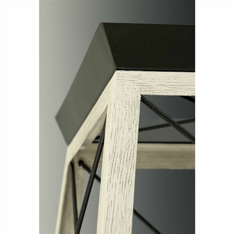 Modern Farmhouse Lantern Chandelier &ndash; Graphite Dimmable Geometric Frame Light