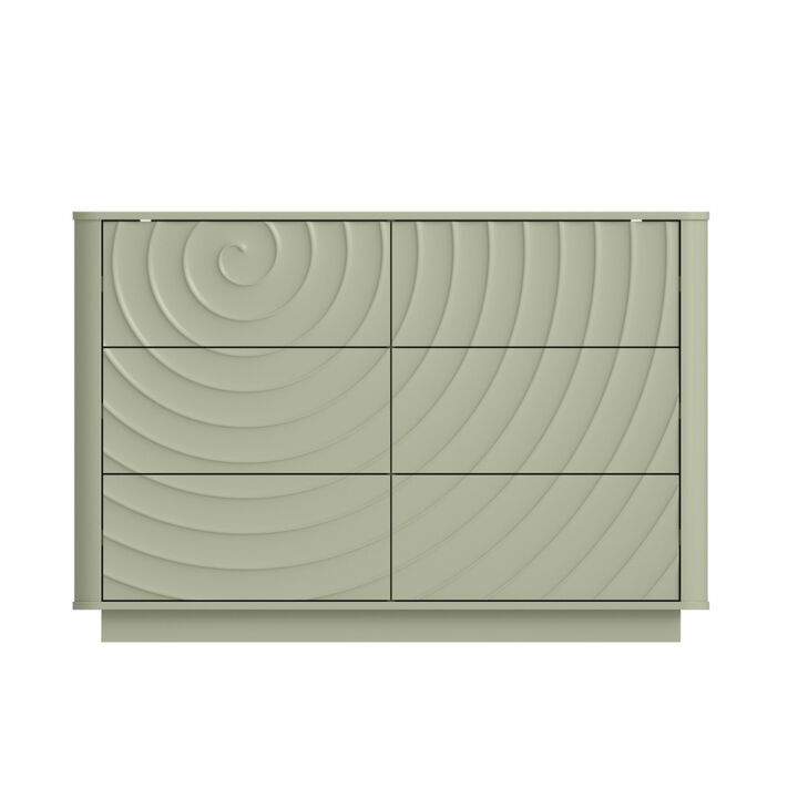 Vudnox 6 Drawer Dresser