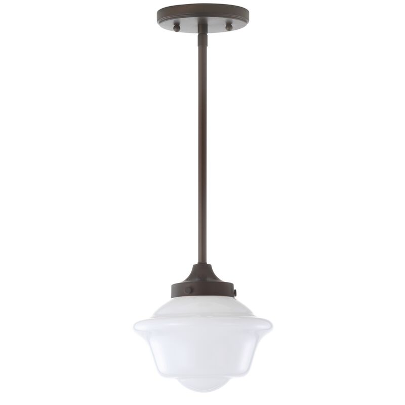 Kurtz Adjustable Drop Metal/Glass LED Pendant