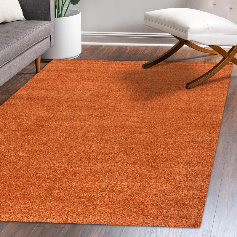 Haze Solid Low Pile Area Rug