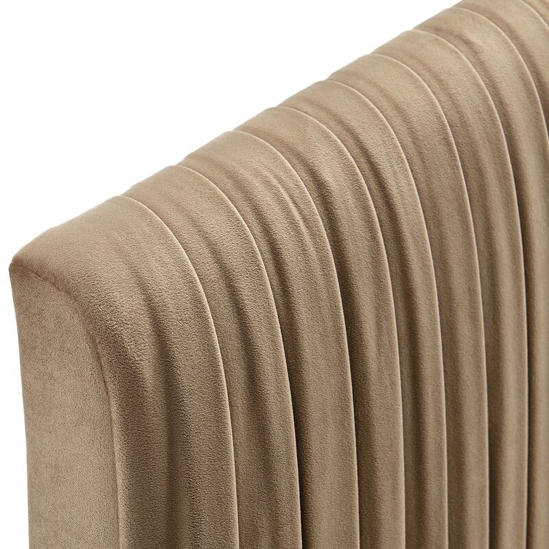 Eloise Stain-Resistant Performance Velvet Twin Headboard image number 5