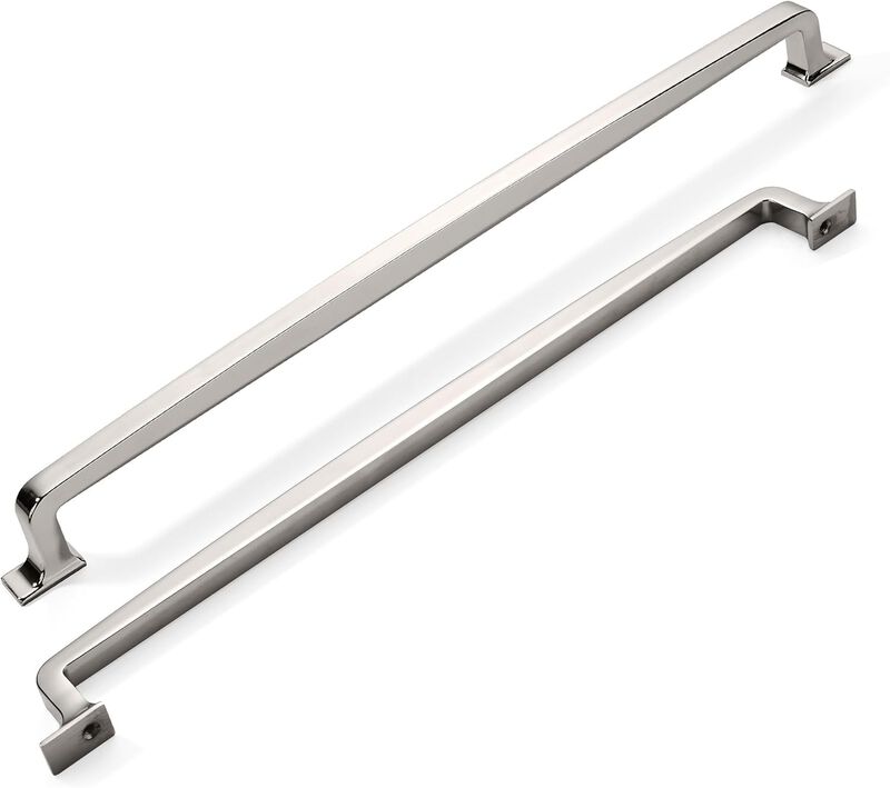 khtumeware | Appliance Handle Pull | Polished Nickel | 18 in (457 mm) Center-to-Center Drawer Pull | 1 Pack| Kitchen and Bathroo