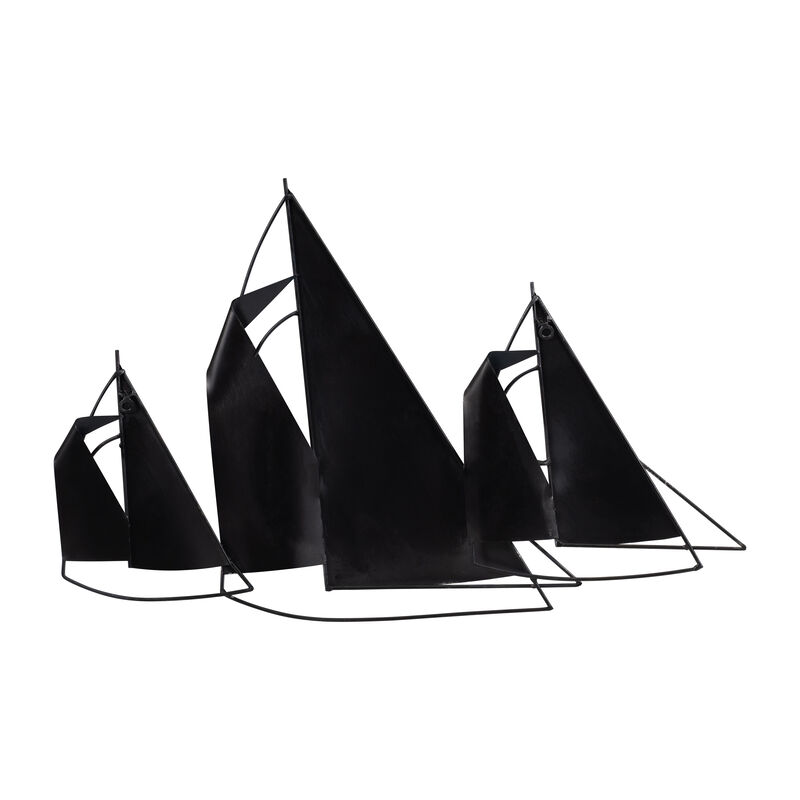 Metal 26" Sailboats Wall Decor image number 4