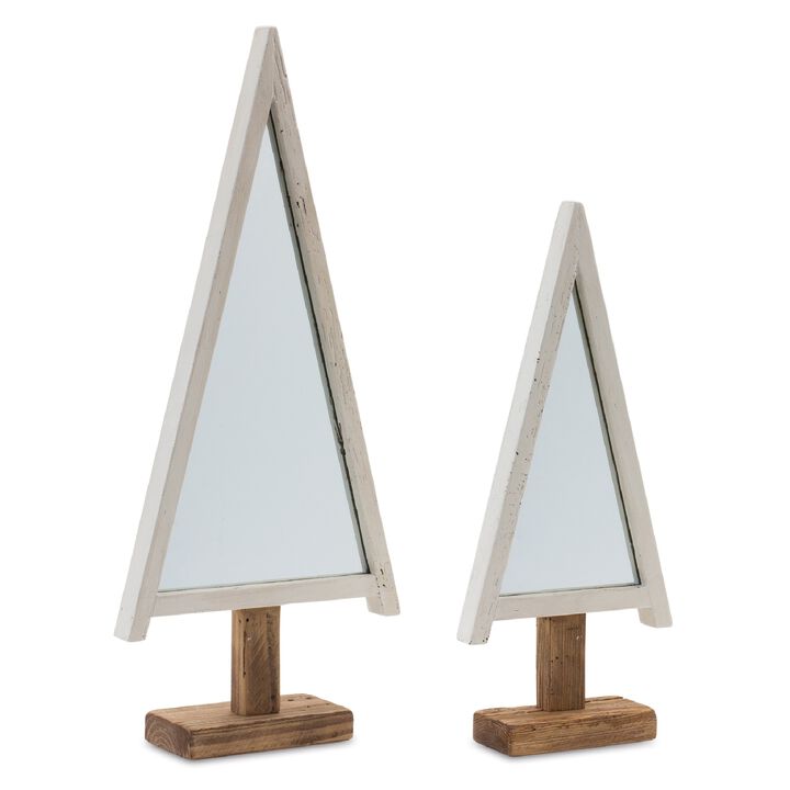 Set of 2  Trees for Holiday Accents and Decorations