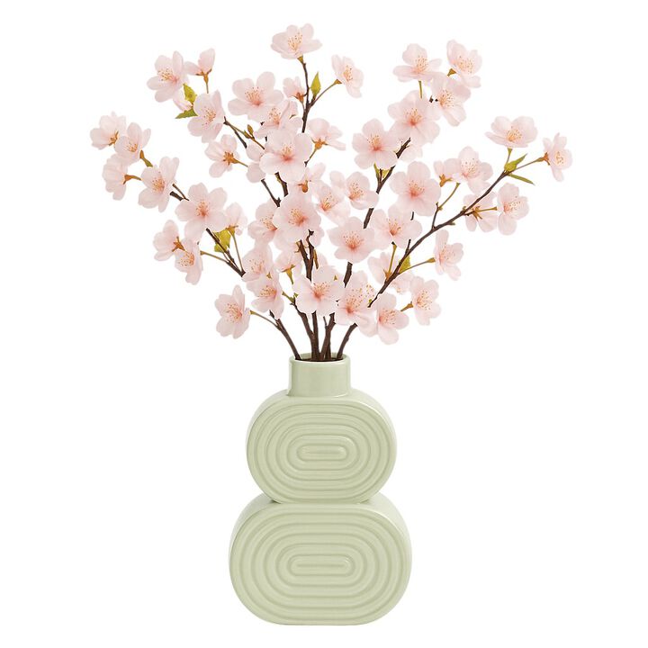 10" Stacked Circles Vase