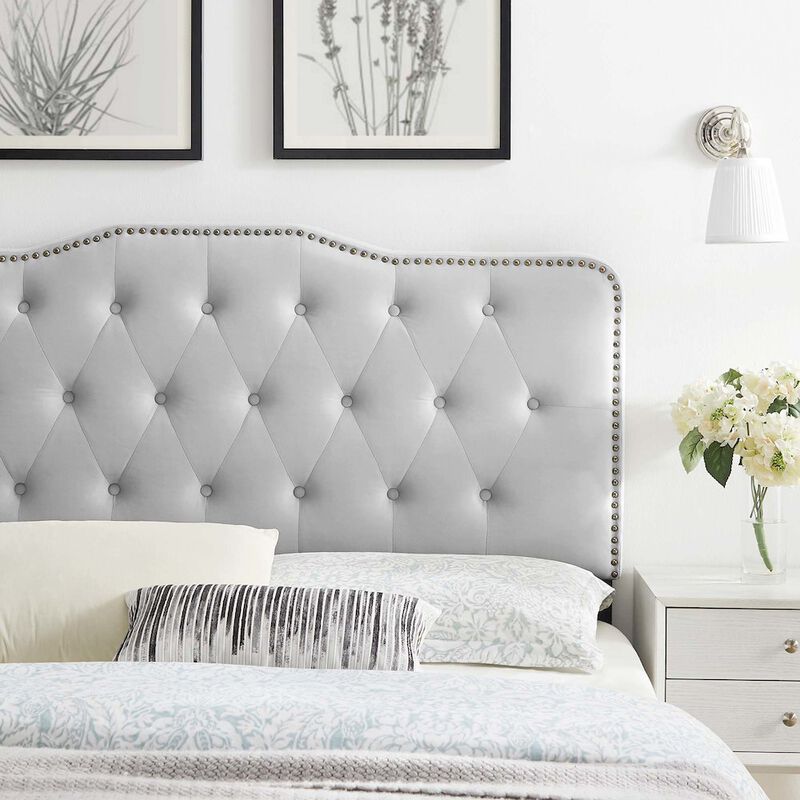 Sophia Tufted Performance Velvet King/California King Headboard image number 8