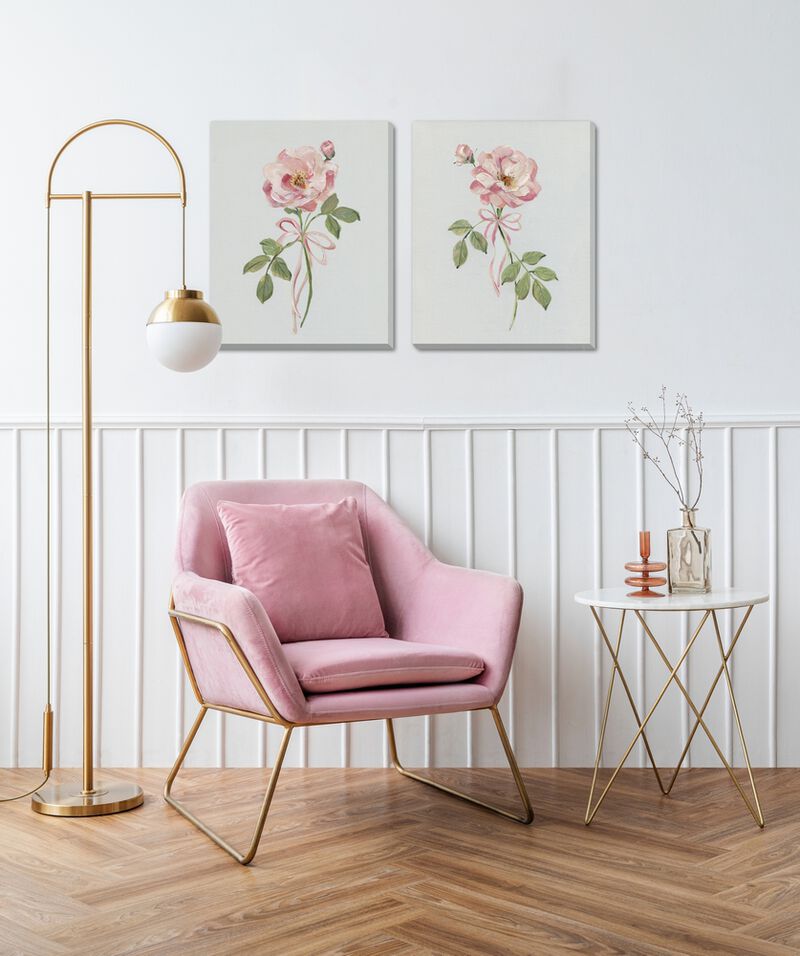 Rose and Ribbon (Set of 2)