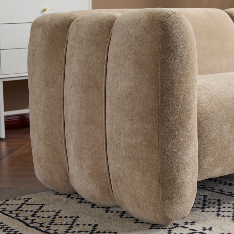 Deglom  curved design 3-seater Sofa image number 5