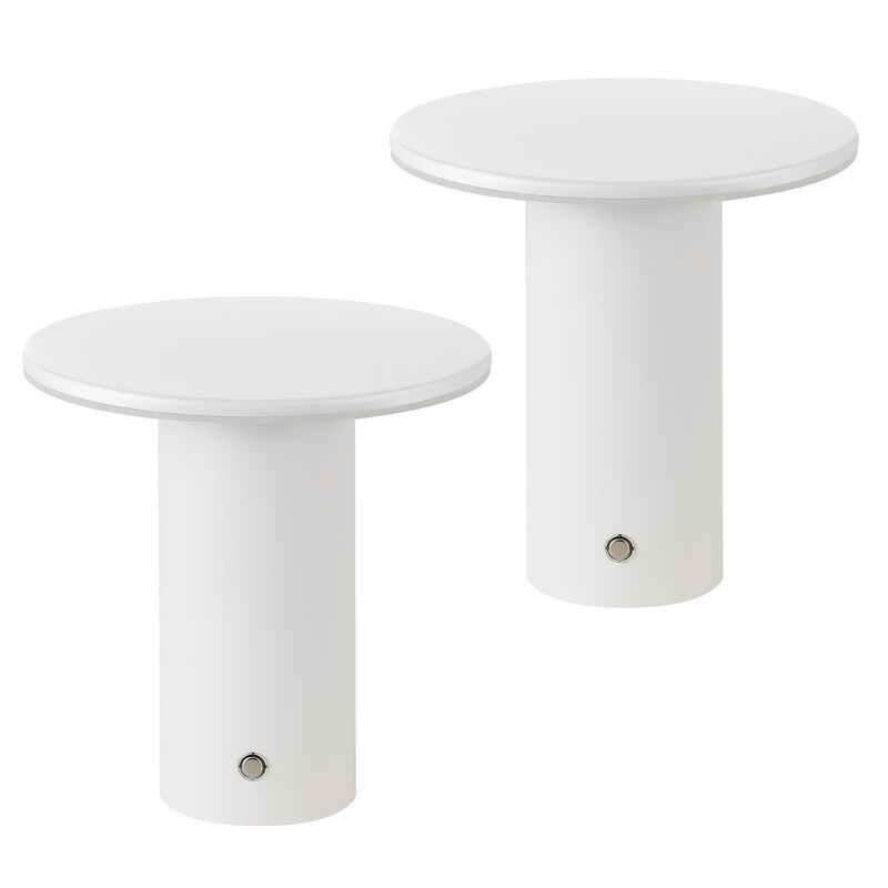 Gio 7.5" Modern Minimalist Column Rechargeable/Cordless Dimmable Integrated LED Table Lamp with Touch Sensor