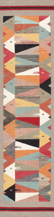 Pasargad Home Tuscany Hand-Woven Wool Area Rug- 2' 8'' X 11' 9''