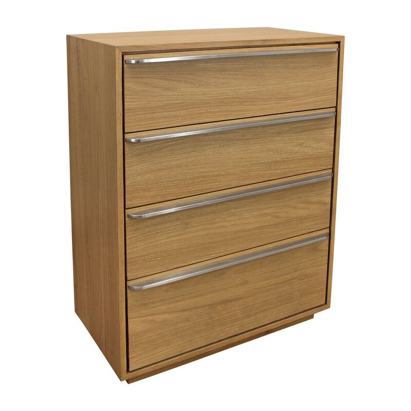 Sarasota 4 Drawer Dresser in Natural Oak