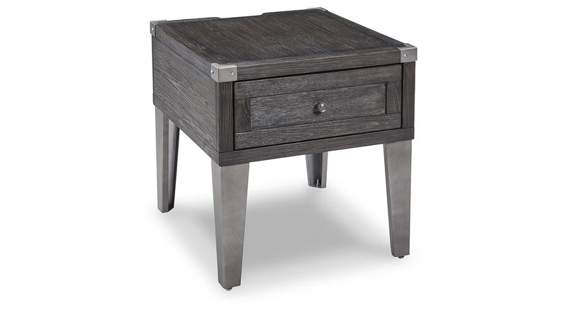 Todoe End Table with USB Ports & Outlets image number 0