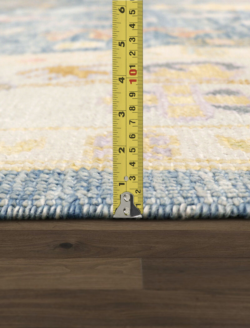 Pasargad Home Oushak Hand-Knotted Wool Area Rug- 9'10" X 13' 1" image number 4