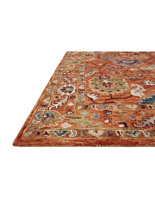 Padma PMA01 Orange/Multi 8'6" x 12' Rug