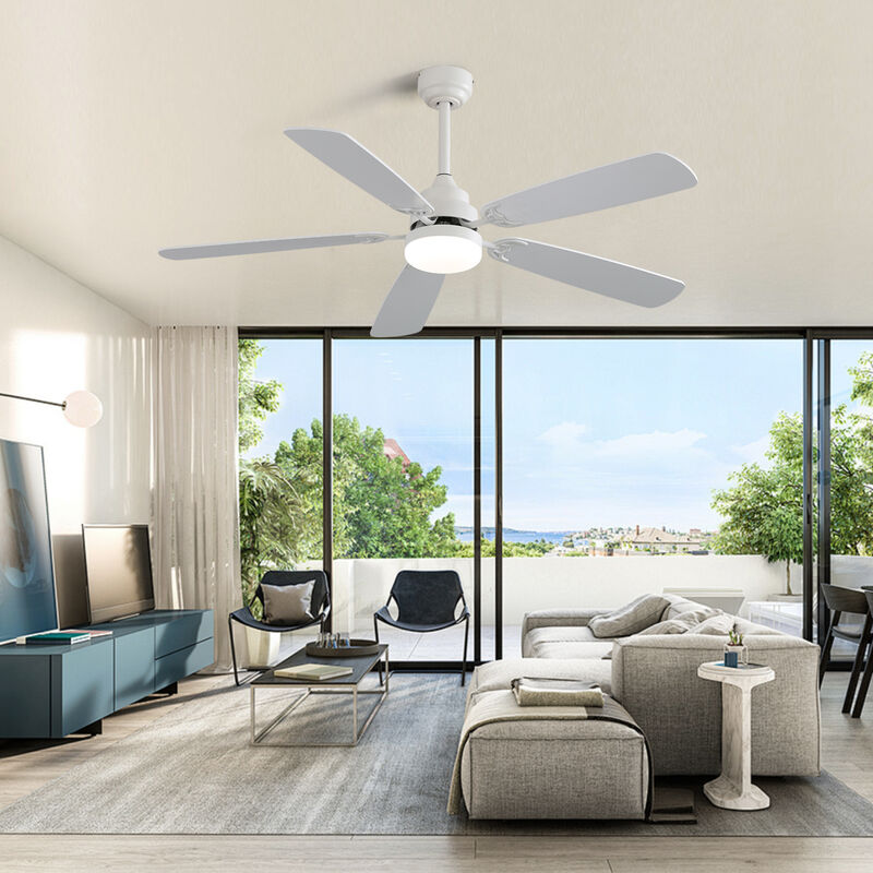 ELEMENT ACE Indoor Modern Ceiling Fan with LED Light and Remote Control for Efficient Airflow image number 5