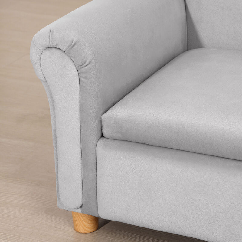 Hivvago Ergonomic Kids Couch with Storage and Comfortable Arms image number 7