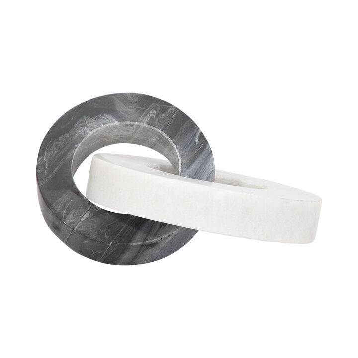 Round Double Ring Sculpture