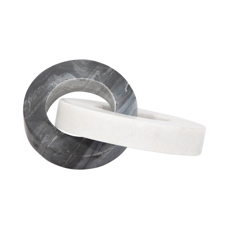 Round Double Ring Sculpture image number 0