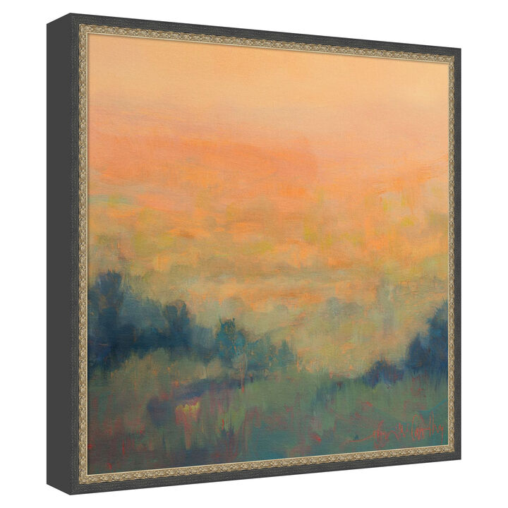 Morning Comes Italy by William McCarthy Framed Canvas Wall Art