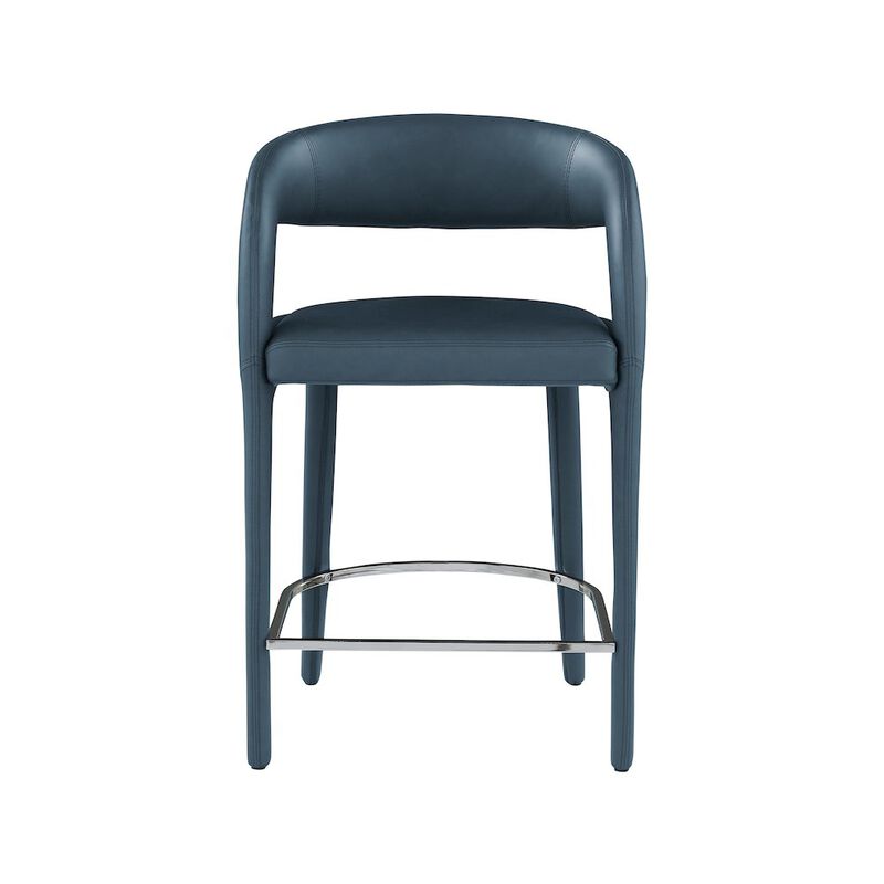 Meridian Furniture Sylvester Vegan Leather Stool