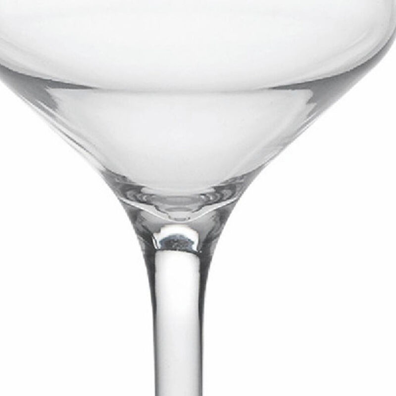 HomeRoots Set of Four Clear Tritan Plastic Stemmed Flutes image number 3