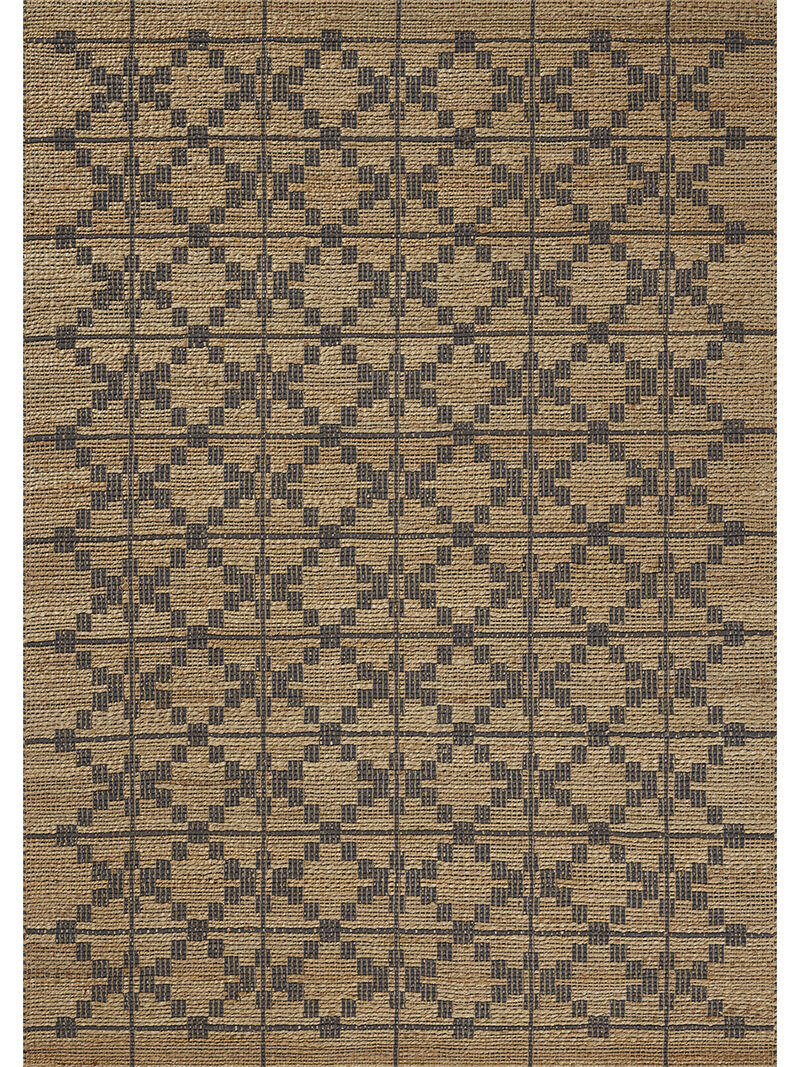 Judy JUD-05 Natural / Graphite 2''3" x 3''9" Rug by Chris Loves Julia