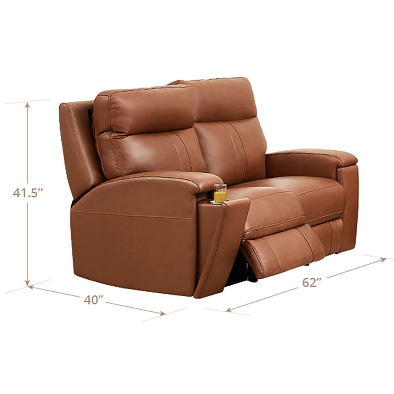 Venice Power Headrest Zero Gravity Reclining Loveseat image number 9