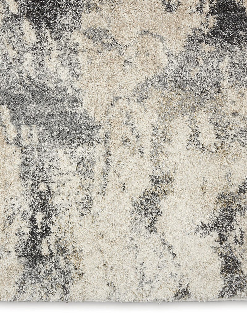 Fusion FSS16 Cream/Gray 9'6" x 13' Rug