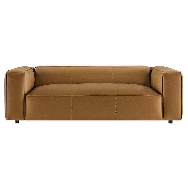 Auren Upholstered Vegan Leather Sofa image number 5