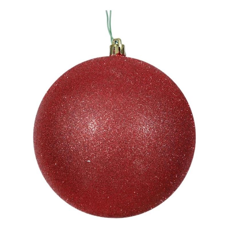 Vickerman Red Glitter Ball Drilled Cap - image number 3