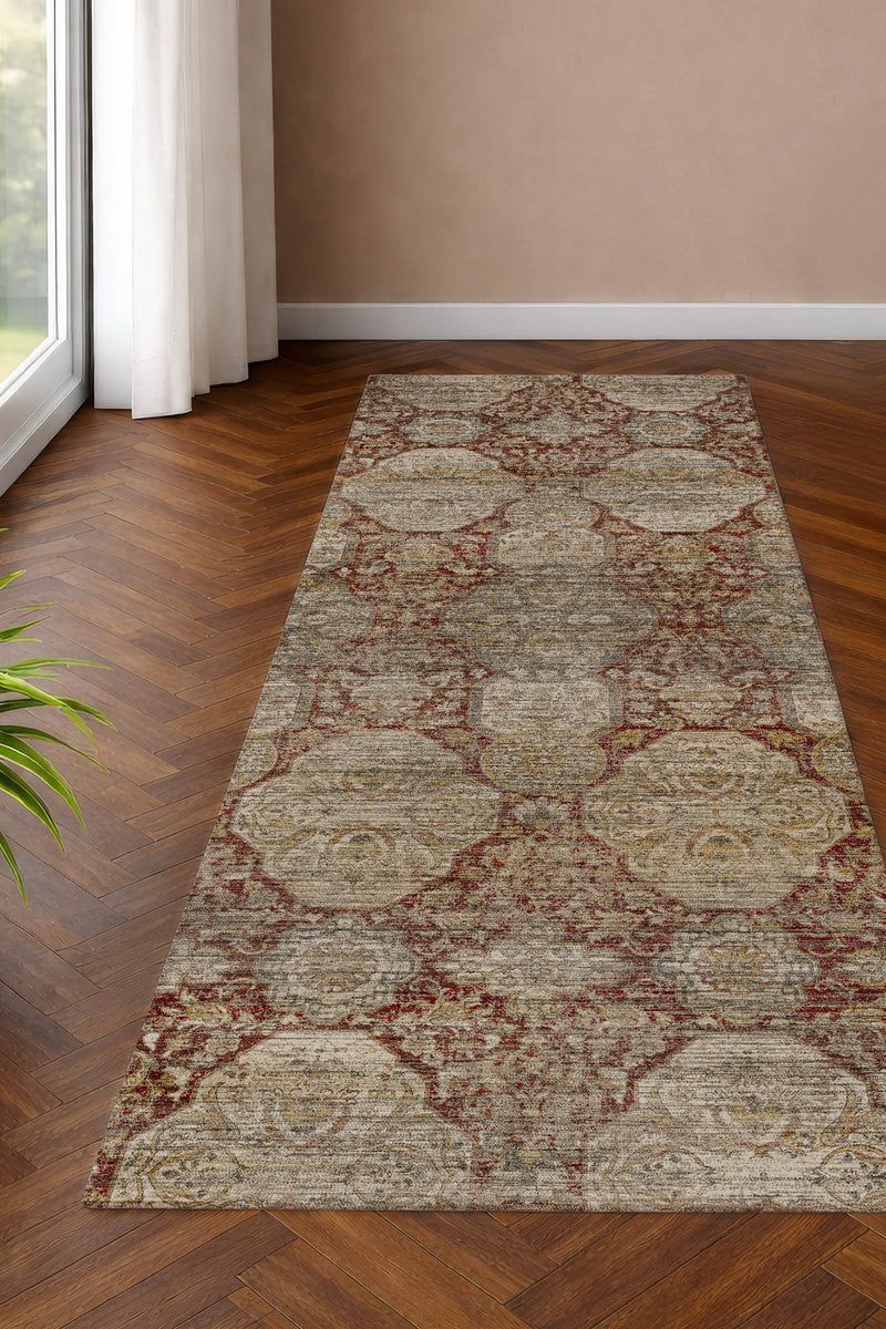 Aristo AR8 Burgundy 9' x 12' Rug image number 4