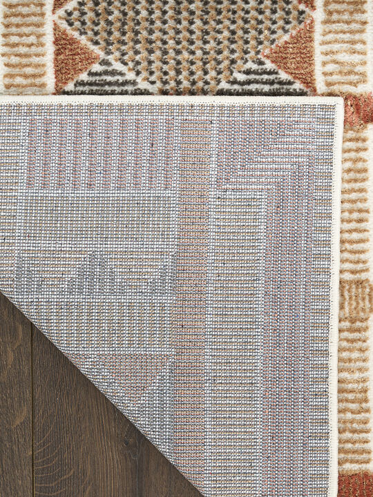 Nordic NRC06 Rust/Multicolor 4' x 6' Rug