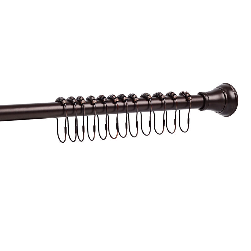 Utopia Alley Rust-Resistant Metal Shower Curtain Hooks with Closed Buckle, Shower Hooks Hangers for Bathroom, Kitchen Utensils, Curtains, Clothing, Towels etc - Set of 12 image number 2
