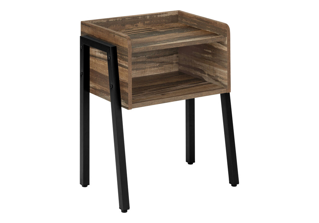 Compact Side Table with Bottom Shelf for Extra Storage and Display Space