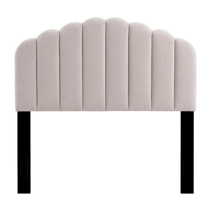 Performance Velvet Full/Queen Headboard with Plush Upholstery and Sturdy Frame