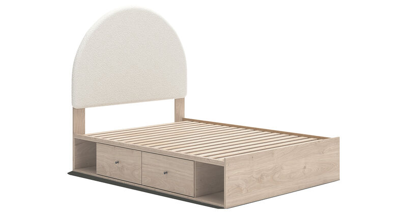 Shapella Full Upholstered Panel Bed with Storage image number 13